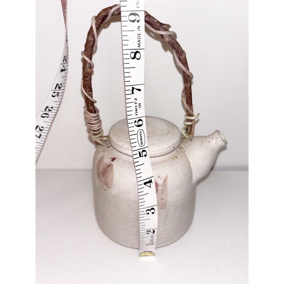 Vintage Teapot With Branch Handle Signed - Picture 13 of 13